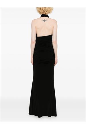 Black ruched maxi dress THE ANDAMANE | TM160115ATJP107BLACK